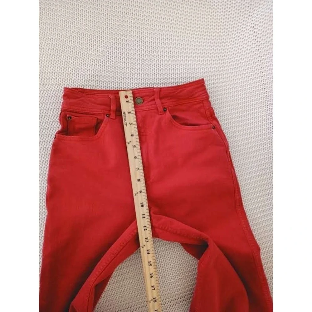 Sezane red denim